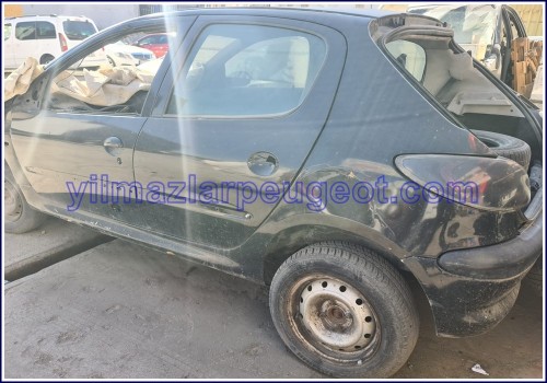 Peugeot 206 Sol Ön Arka Kapı Siyah