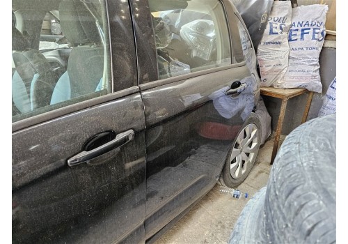 Citroen C3 sol arka kapı siyah